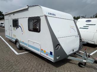 krockskadad bil caravan Eriba  Swing 525 Stapelbed Mover Luifel 2000/2
