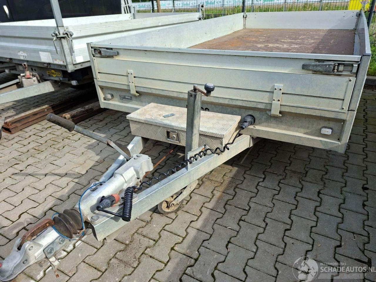 Hulco  Medax 3 Tridem aanhanger 3500 kilo