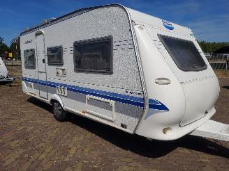 danneggiata roulotte Hobby  495 UL Enkele bedden Mover Fietsendrager 2003/5
