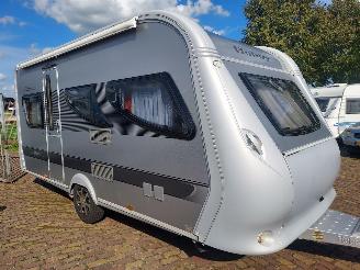 krockskadad bil caravan Hobby  La Vita 455 Mover-Luifel-Fietsdrager 2011/6