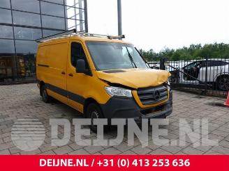 Coche siniestrado Mercedes Sprinter Sprinter 3,5t (907.6/910.6), Van, 2018 314 CDI 2.1 D RWD 2019/6