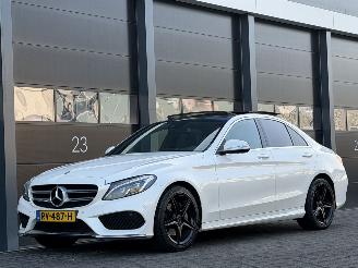 begagnad bil auto Mercedes C-klasse 220 CDI AMG Pano Camera Leer EURO-6 2015/2