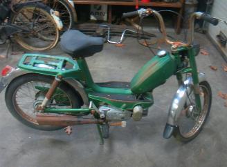 skadebil fiets Overige  mallagutti klassieke bromfiets 1977/1