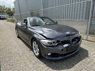 Schadeauto BMW 4-serie 420d AUTOMAAT CABRIO | LED | CAMERA | NECK HEATERS | FULL OPTIONS! 2014/8