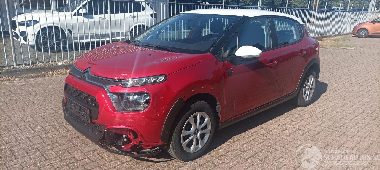 Citroën C3 Bj:11-2022 26000km 1.2-benzine 83pk Airconditioning Led verlichting Dab-audio CruiseControl Stoelverwarming mistlampen Bi-Color