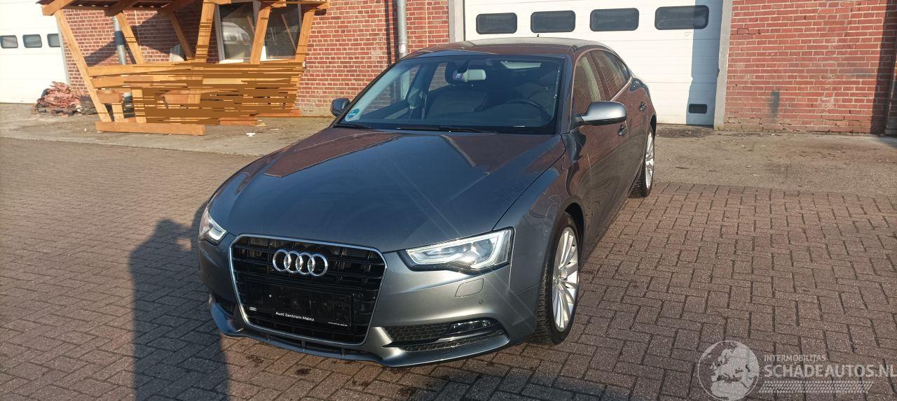 Audi A5 Bj: 2-2016 2.0TDI Automatik Navi Xenon Climatecontrol CruiseControl Stoelverwarming Lichtautomaat Regensensor Trekhaak Parkeersensoren 18-inch Audi velgen