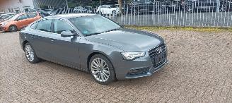skadebil auto Audi A5 2.0 TDI Automatik Navi Xenon Led Climatecontrol CruiseControl Stoelverwarming Lichtautomaat Regensensor Parkdistance 18-inch Audi velgen Trekhaak 2016/2