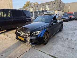 skadebil auto Mercedes C-klasse 200 4MATIC Premium Plus  Pack 184 PK AUTOMAAT-PANO-LEDER-NAVI 2019/1