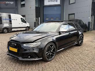 uszkodzony samochody osobowe Audi Rs6 4.0 TFSI Quattro 560Pk Pano Bose Head-Up 2013/10