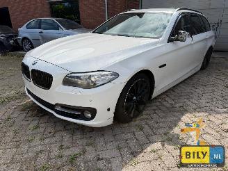 Coche siniestrado BMW 5-serie BMW F11 520XD B47D20 Alpineweiss 3 2014/1