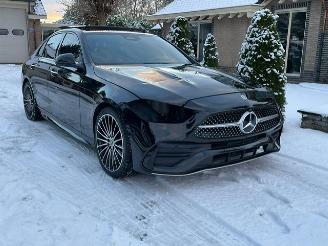 skadebil auto Mercedes C-klasse 180 AMG LINE PANO NIGHT CAMERA LED 2022/10