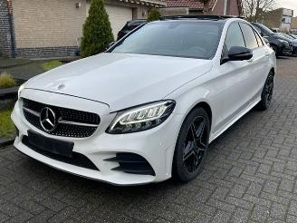 Damaged car Mercedes C-klasse 200 d AMG LINE PANORAMADAK CAMERA NAVI PDC 2020/8