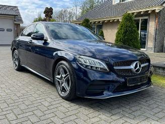 krockskadad bil auto Mercedes C-klasse 200 d AMG LINE  NAVI CAMERA LED 2018/10