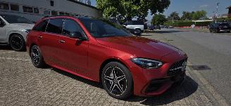 krockskadad bil auto Mercedes C-klasse 300e AMG*Panoramaschuifdak*360 Camera*HeadUp*MultiBeamLED*Ambiente*Nightvision*Soundsystem*distronic* 2022/8