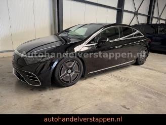 skadebil auto Mercedes EQS 350+ AMG Line 90KWH Pano Burm Leder 2023/2