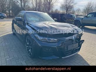 damaged passenger cars BMW i4 Gran Coupe M-Sport M50 400KW Harman 2022/2