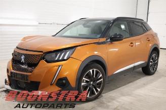 Vrakbiler auto Peugeot 2008 2008 (UD/UK/UR/US/UX), MPV, 2019 e-2008 50 kWh 2020/12