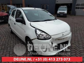 Uttjänta bilar auto Mitsubishi Space-star Space Star (A0), Hatchback, 2012 1.0 12V 2013/6