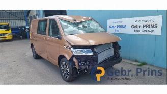 Vrakbiler auto Volkswagen Transporter Transporter T6, Van, 2015 / 2024 2.0 TDI 150 2023/2