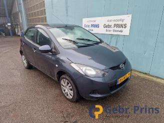 krockskadad bil bedrijf Mazda 2 2 (DE), Hatchback, 2007 / 2015 1.3 16V S-VT 2007/12