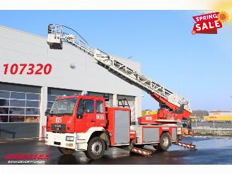 begagnad bil vrachtwagen MAN LE 280 Magirus Hubarbeitsbühne Feuerwehr 25m Rettungskorb Euro 3 2003/3