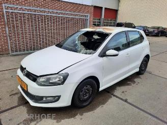 krockskadad bil motor Volkswagen Polo Polo V (6R), Hatchback, 2009 / 2017 1.2 TDI 12V BlueMotion 2010/10