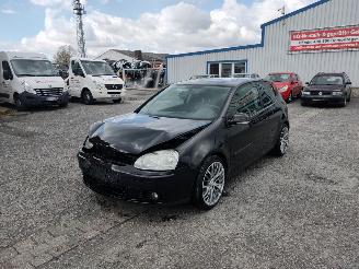 Sloopauto Volkswagen Golf 5 1.9 TDI Zwart LC9Z Onderdelen BLS Motor 2007/6