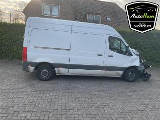 Vrakbiler auto Mercedes Sprinter Sprinter 3,5t (907.6/910.6), Van, 2018 314 CDI 2.1 D FWD 2019/2