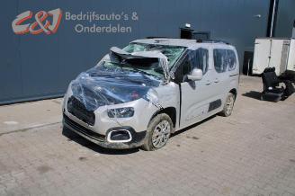 Vrakbiler auto Citroën Berlingo Berlingo, Van, 2018 1.5 BlueHDi 100 2019/6