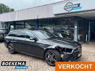 Schadeauto Mercedes E-klasse 300e Business Sol AMG Panorama Burmester Memory 2021/8