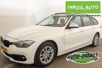 krockskadad bil auto BMW 3-serie 318i Automaat Elek Dak Clima Navi Leder Corporate Lease Executive 2018/2
