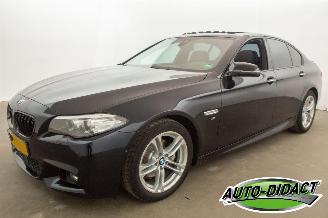 damaged passenger cars BMW 5-serie 520i Automaat Elek Dak Leder M Sport Edition High Executive 2016/11