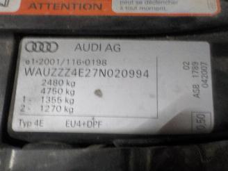 Audi A8 A8 (D3) Sedan 3.0 TDI V6 24V Quattro (ASB) [171kW]  (08-2003/07-2010) picture 6
