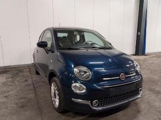krockskadad bil auto Fiat 500 500 (312), Hatchback, 2007 1.0 Hybrid 2020/8