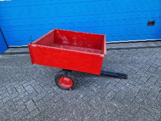 krockskadad bil aanhanger Anssems  SMALL MOPED / QUAD TRAILER 2000/1